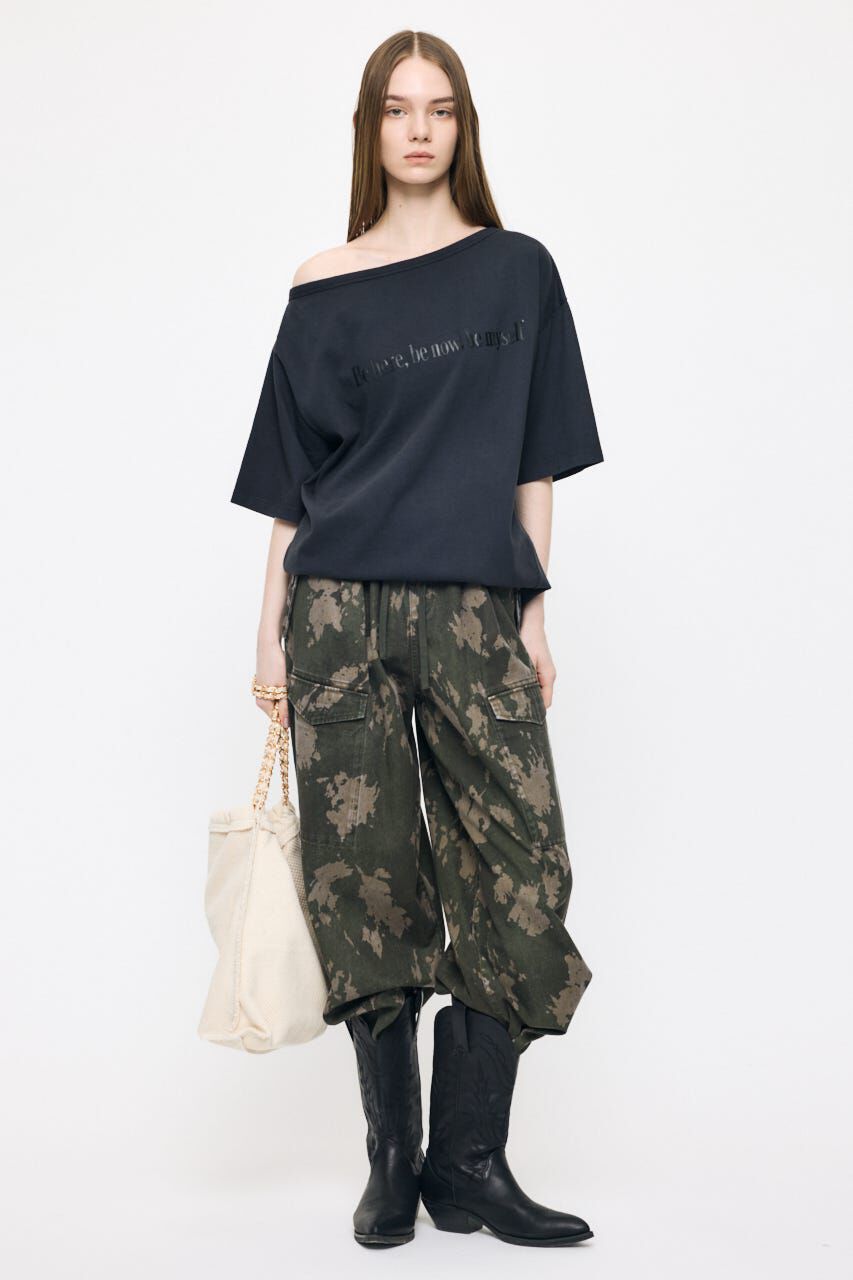 MOUSSY「ONE SHOULDER PIGMENT Tシャツ」|Tシャツ・カットソー|