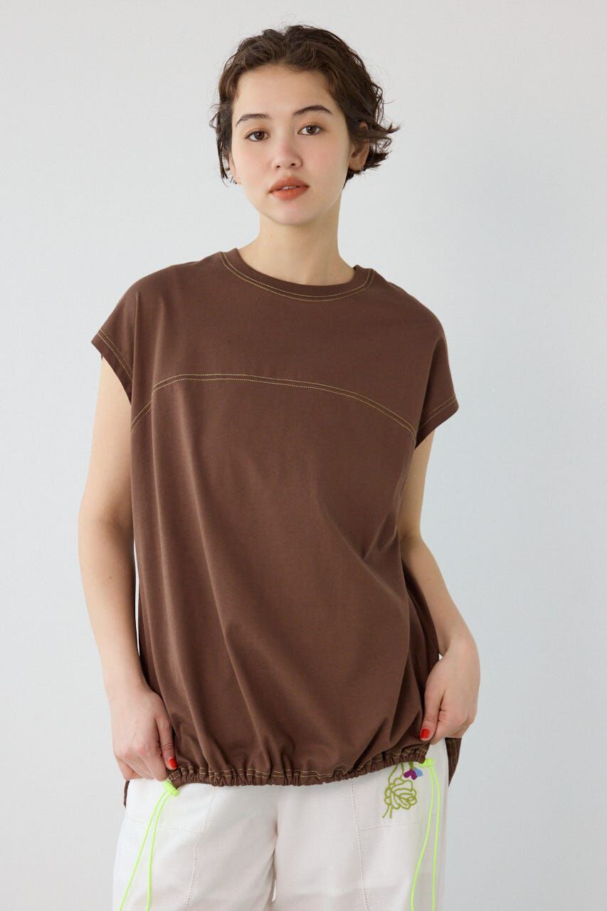 RODEO CROWNS「FREEZE LIGHTステッチドロストTシャツ」|Tシャツ・カットソー|BRN