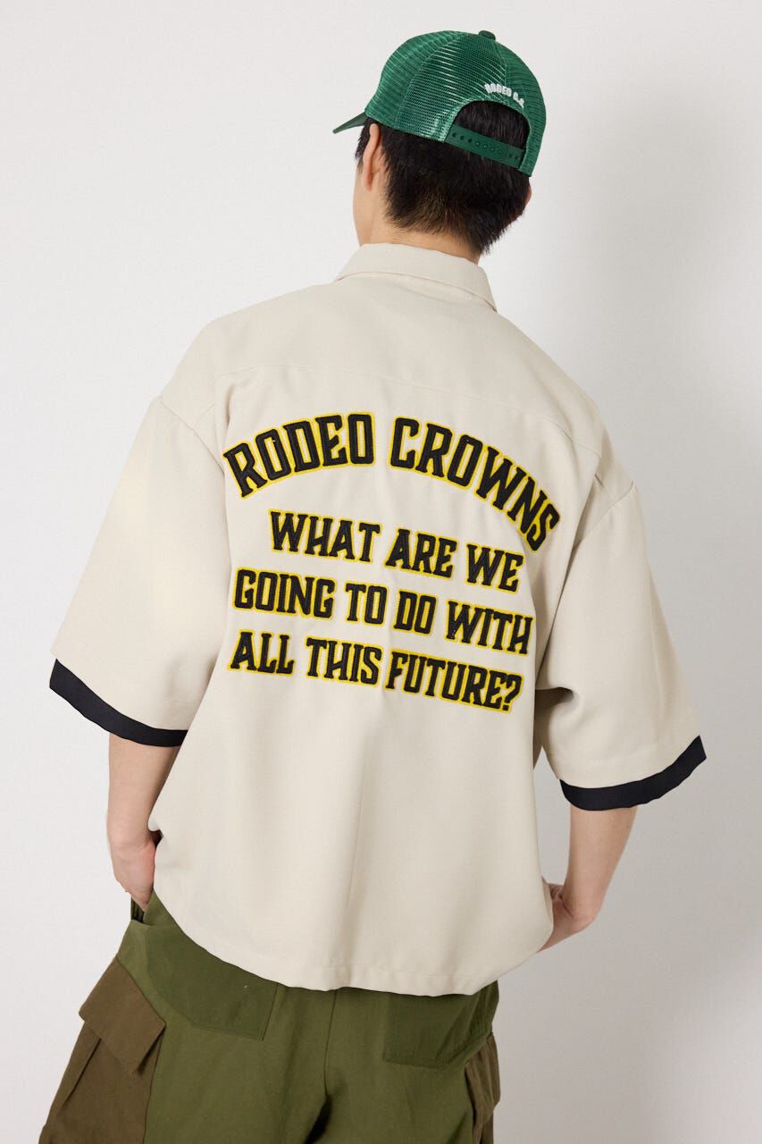 RODEO CROWNS「バックテキストシャツ」|シャツ・ブラウス|