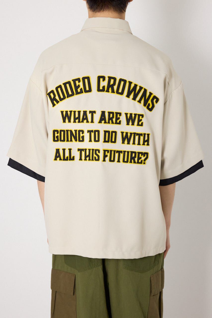 RODEO CROWNS「バックテキストシャツ」|シャツ・ブラウス|