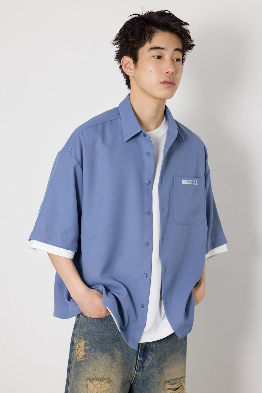 RODEO CROWNS「バックテキストシャツ」|シャツ・ブラウス|BLU