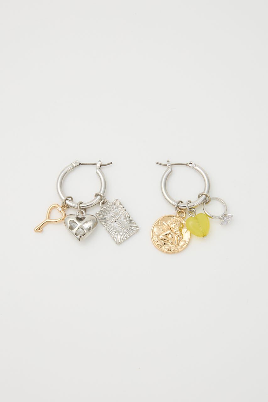 SLY「HOOP CHARM ピアス」|ピアス|SLV