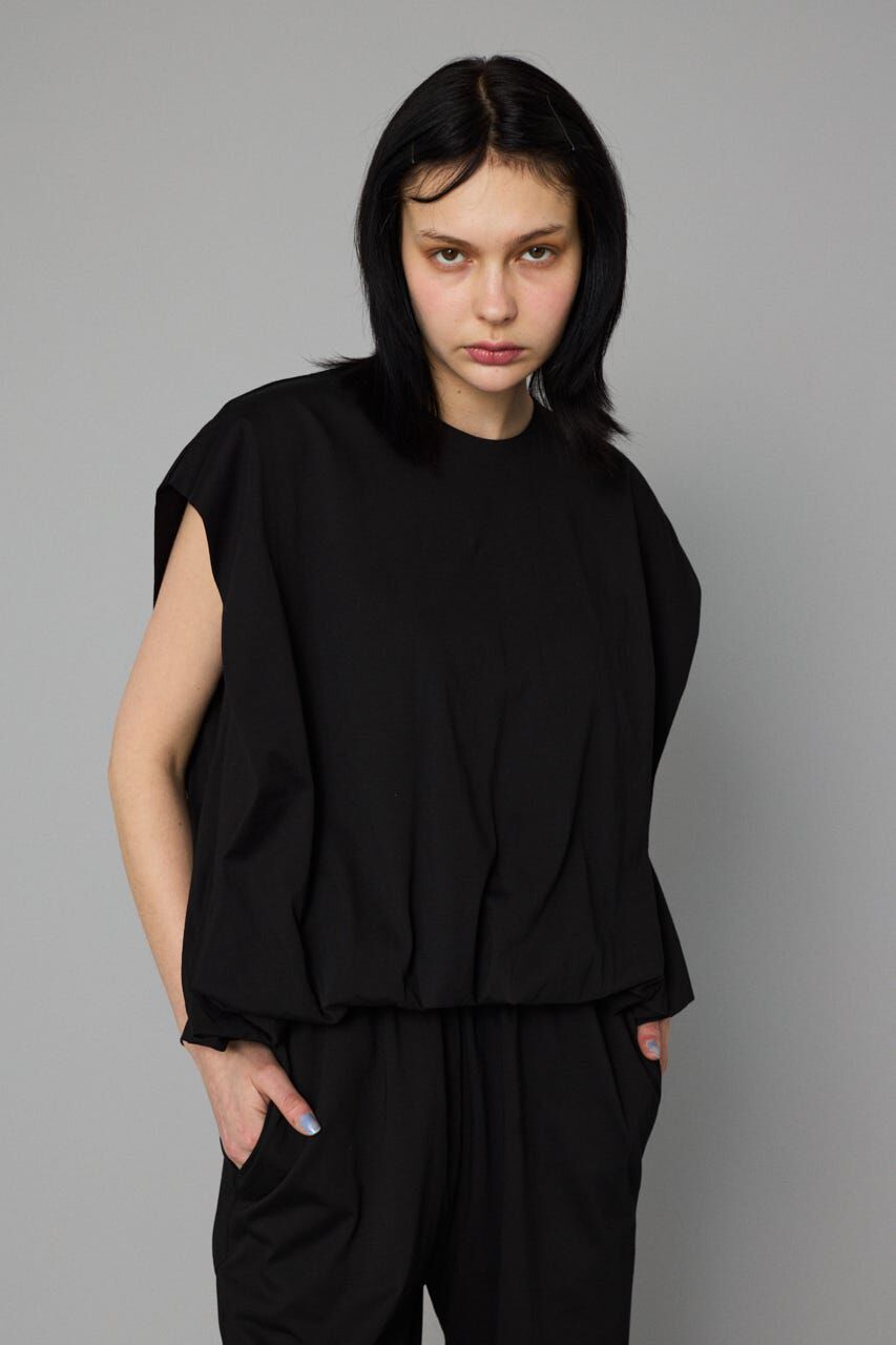 HeRIN.CYE「Balloon hem cut tops」|Tシャツ・カットソー|BLK