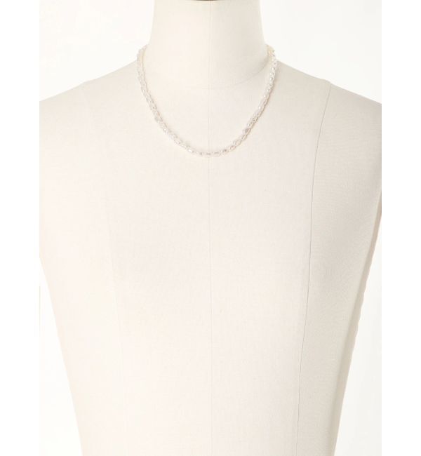 ELENDEEK「PEARL&CHAIN DOUBLE NECKLACE」|ネックレス|