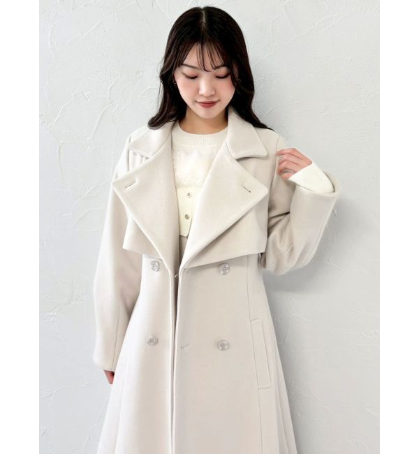 dazzlin「【追加生産分】オフショルファードッキングニットワンピース」|ワンピース|