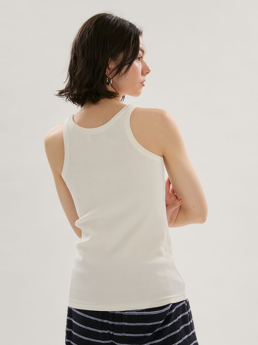 emmi atelier「ベーシックテレコリブタンクトップ」|タンクトップ|