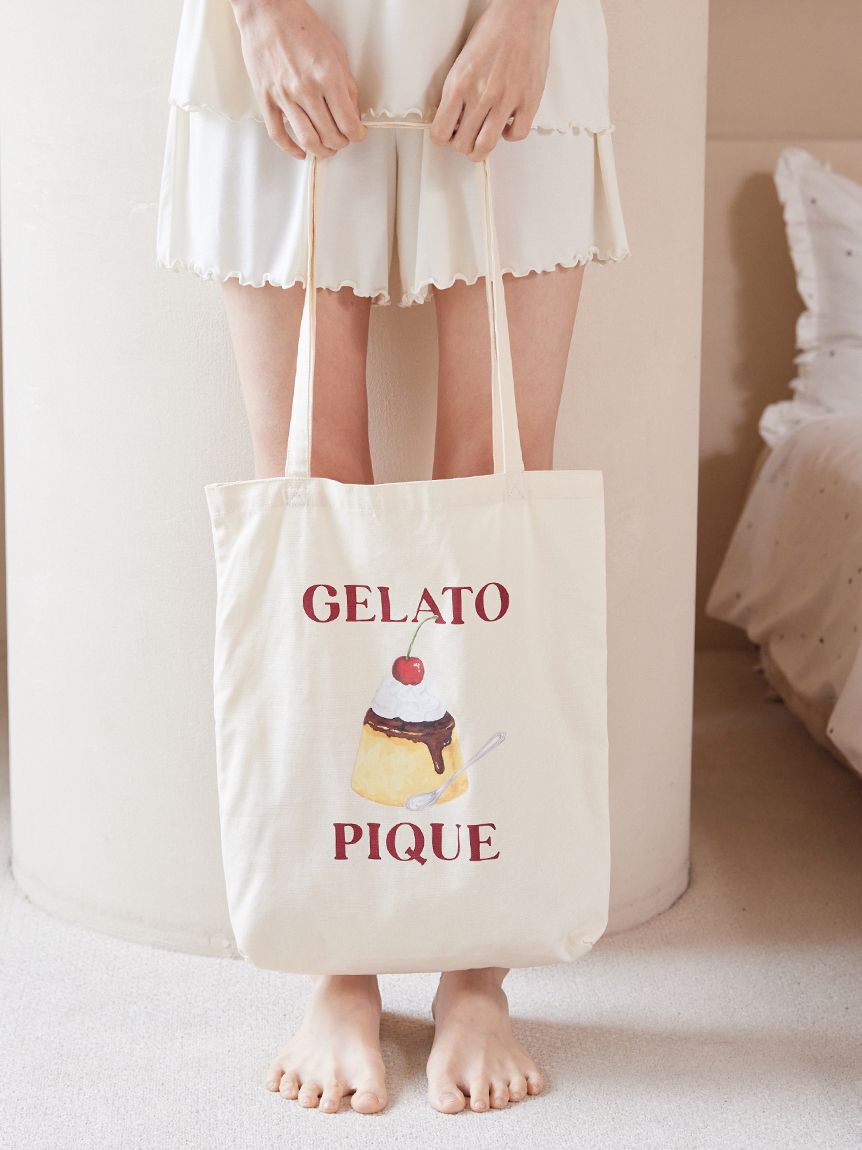 gelato pique「【ONLINE限定】プリンワンポイントトート」|トートバッグ|