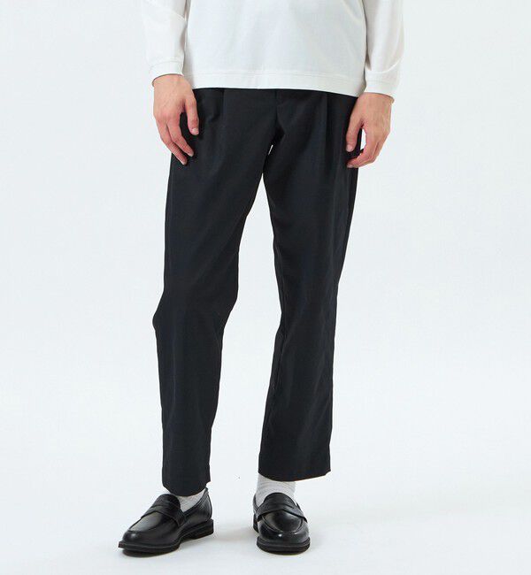 MACKINTOSH PHILOSOPHY「【MP STANDARD TROUSERS】STYLE003 TAPERED FIT フレックスドライチノ」|その他|ブラック