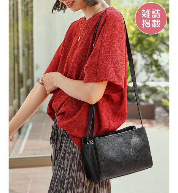 ikka「【雑誌InRed11月号掲載】GOKU楽PUミニショルダーバッグ【軽量】」|その他|