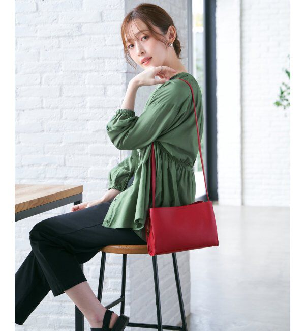 ikka「【雑誌InRed11月号掲載】GOKU楽PUミニショルダーバッグ【軽量】」|その他|