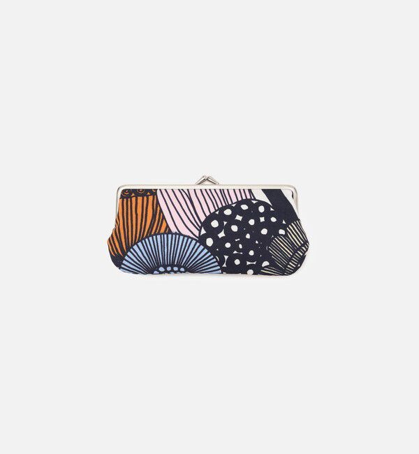 Marimekko「Pieni Siirtolapuutarha Silmalasikukkaro がま口ポーチ」|ポーチ|
