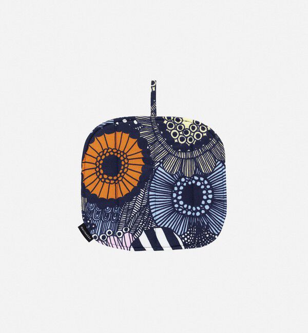 Marimekko「Siirtolapuutarha ポットホルダー」|その他|ﾎﾜｲﾄ&times;ﾗｲﾄｲｴﾛｰ