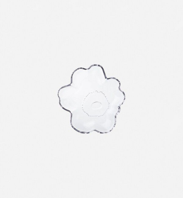 Marimekko「Unikko ガラスプレート 13cm」|その他|クリア