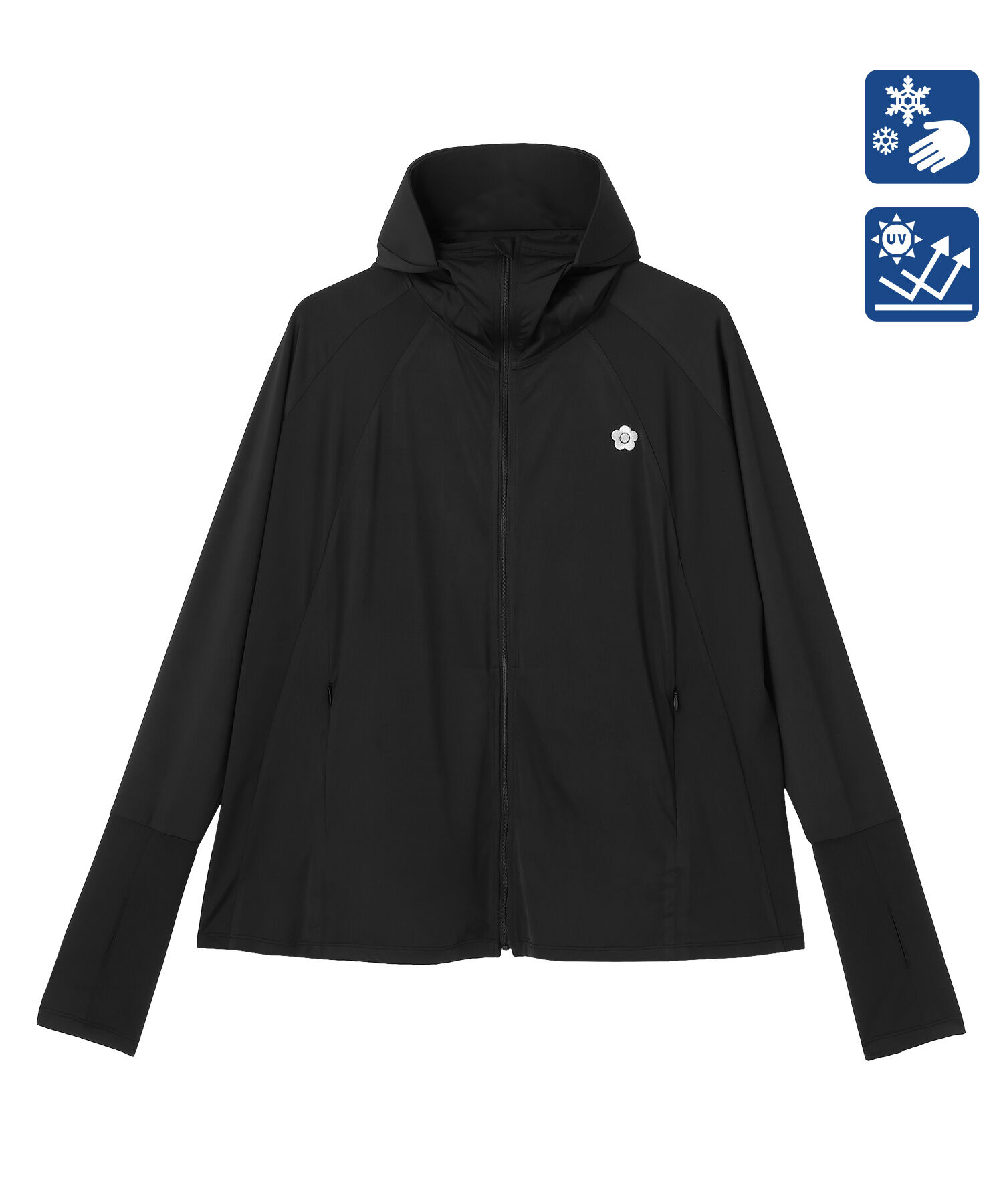 MARY QUANT「冷感UVジップパーカ」|パーカー|