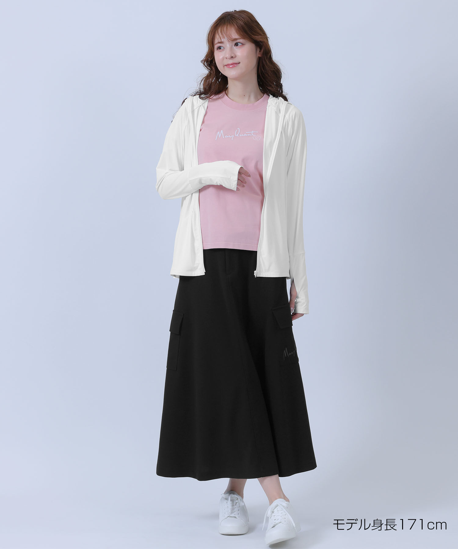MARY QUANT「冷感UVジップパーカ」|パーカー|