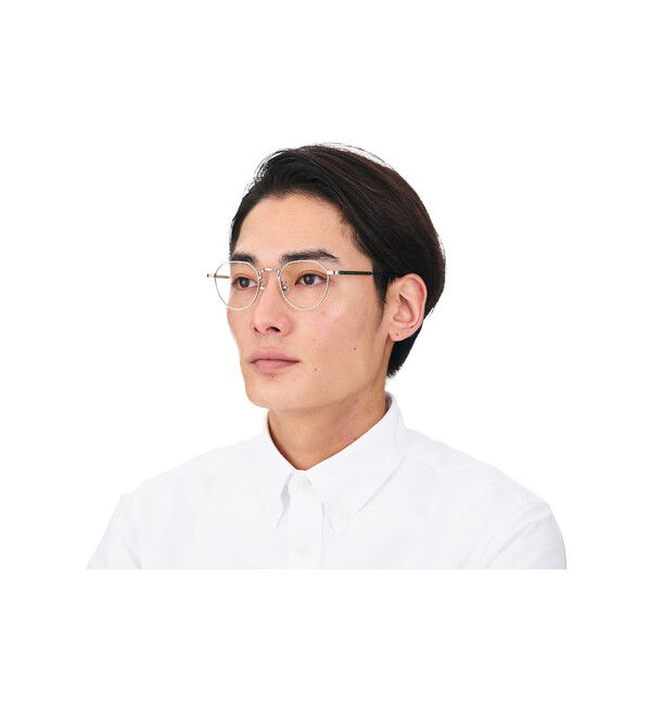  「クラウンパント型 メガネ｜ オシャレで高級感のあるメタルフレーム Zoff レンズ交換券付き」|メガネ|