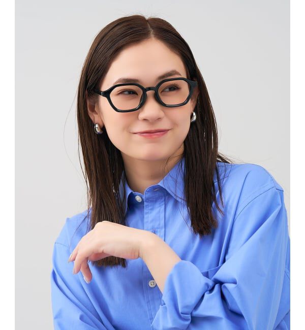  「 ウェリントン型 メガネ | 太縁フレーム 軽量 眼鏡 伊達めがね 度付き メンズ FASHION レンズ交換券付」|メガネ|ブラック