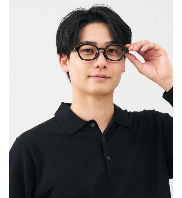  「 ウェリントン型 メガネ | 太縁フレーム 軽量 眼鏡 伊達めがね 度付き メンズ FASHION レンズ交換券付」|メガネ|