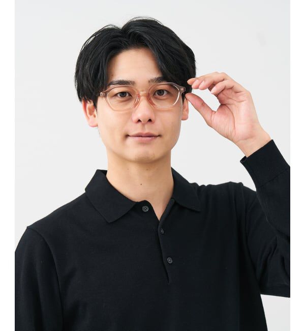  「 ウェリントン型 メガネ | 太縁フレーム 軽量 眼鏡 伊達めがね 度付き メンズ FASHION レンズ交換券付」|メガネ|
