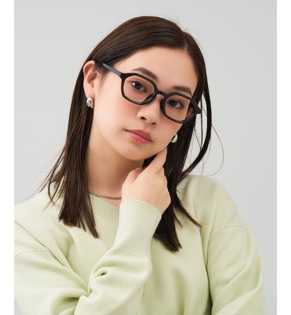  「 ウェリントン型 メガネ | 太縁フレーム 軽量 眼鏡 伊達めがね 度付き メンズ FASHION レンズ交換券付」|メガネ|