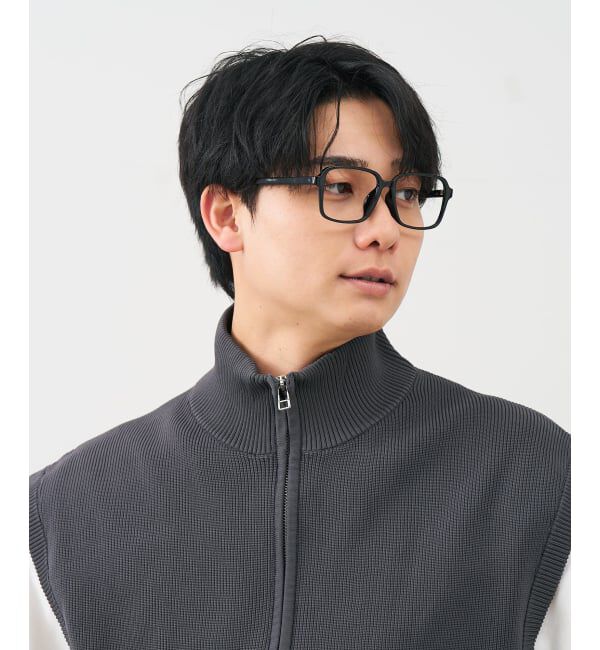  「 ウェリントン型 メガネ | 太縁フレーム 軽量 眼鏡 伊達めがね 度付き メンズ FASHION レンズ交換券付」|メガネ|