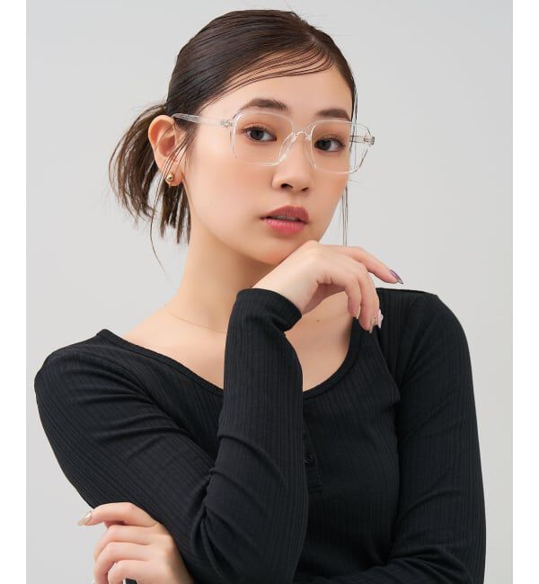  「 ウェリントン型 メガネ | 太縁フレーム 軽量 眼鏡 伊達めがね 度付き メンズ FASHION レンズ交換券付」|メガネ|