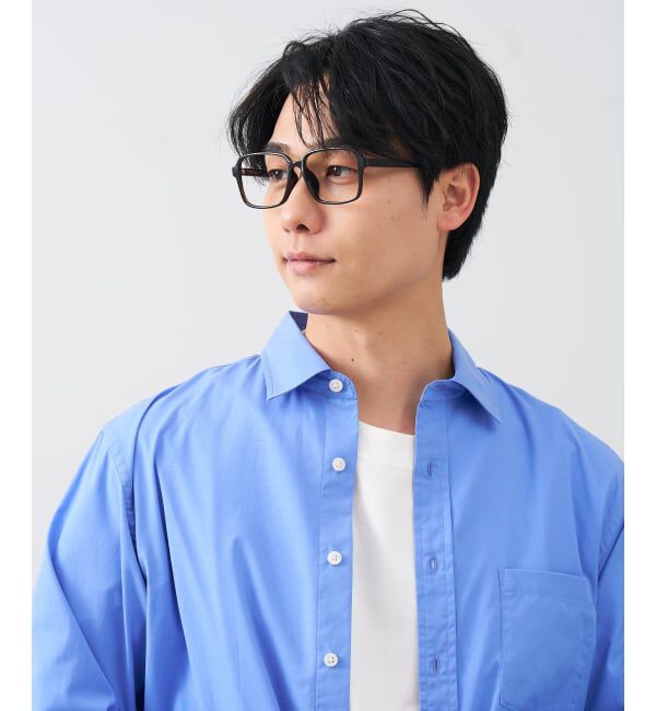  「 ウェリントン型 メガネ | 太縁フレーム 軽量 眼鏡 伊達めがね 度付き メンズ FASHION レンズ交換券付」|メガネ|