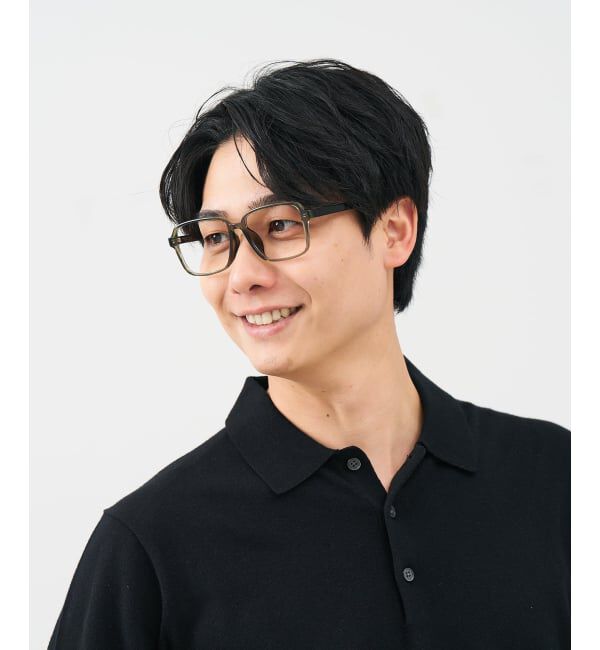  「 ウェリントン型 メガネ | 太縁フレーム 軽量 眼鏡 伊達めがね 度付き メンズ FASHION レンズ交換券付」|メガネ|