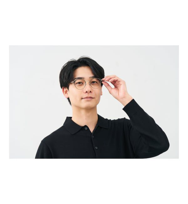  「ボストン型 メガネ | メタル 高級感 眼鏡 伊達メガネ おしゃれ 読書 ビジネス FASHION レンズ交換券付」|メガネ|
