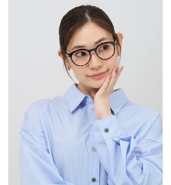  「ボストン型 メガネ |   度あり 度なし 軽くて壊れにくい Zoff SMART Regular レンズ交換券付」|メガネ|茶系デミ