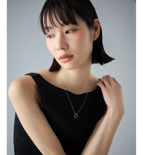 Jouete「K10YG ロングネックレス ユニーク」|ネックレス|