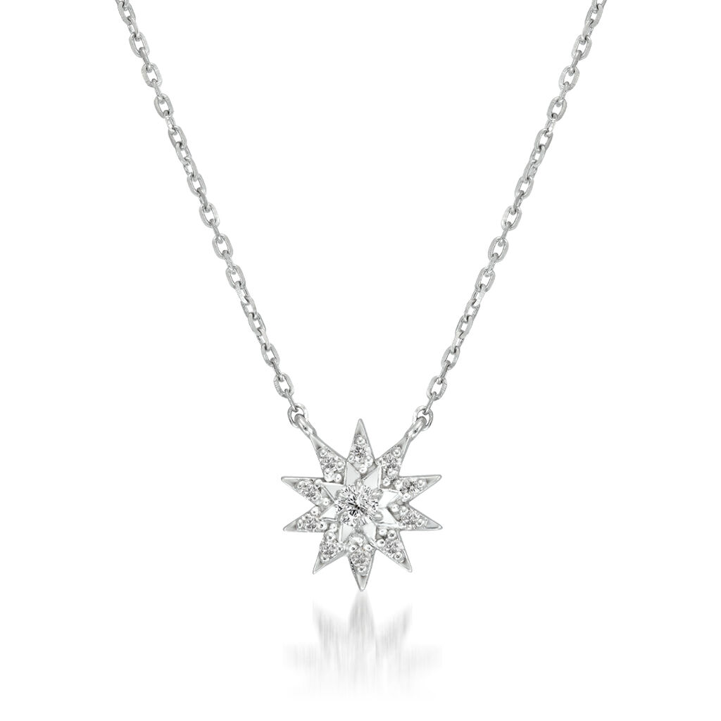 STAR JEWELRY「SUNBURST」|ネックレス|プラチナ
