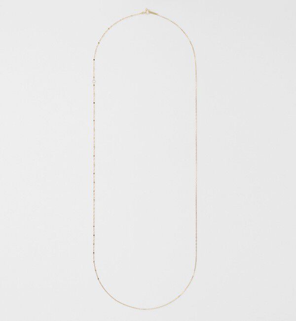 agete「K10ネックレスチェーン（70cm）」|ネックレス|