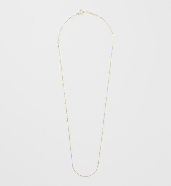 agete「K10ネックレスチェーン（45cm）」|ネックレス|