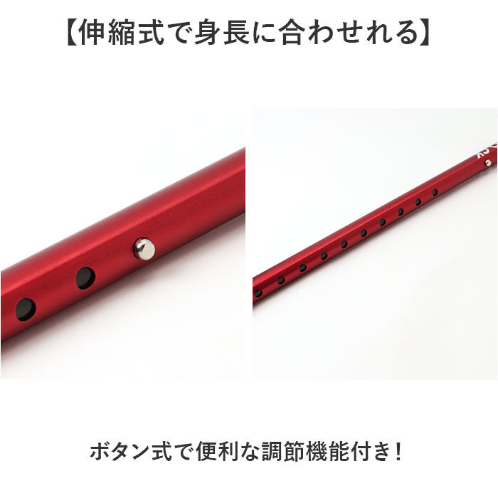 BACKYARD FAMILY「ケイ・ホスピア 杖 通販 ステッキ t字杖 つえ 一本杖 １本杖 伸縮杖 愛杖 CKシリーズ」|その他|