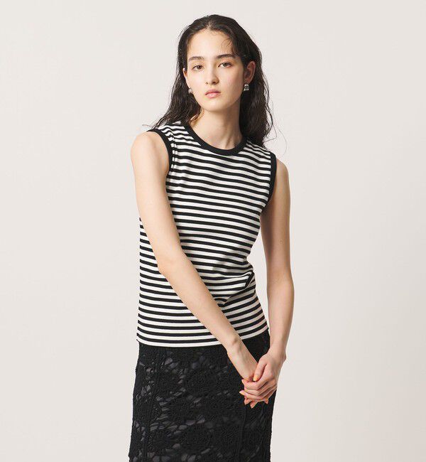 UNITED ARROWS「コットン フライス ノースリーブトップス」|Tシャツ・カットソー|その他1