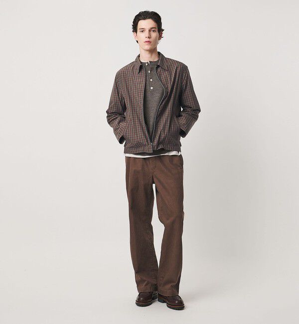 UNITED ARROWS「オータム チェック ジップブルゾン」|その他|