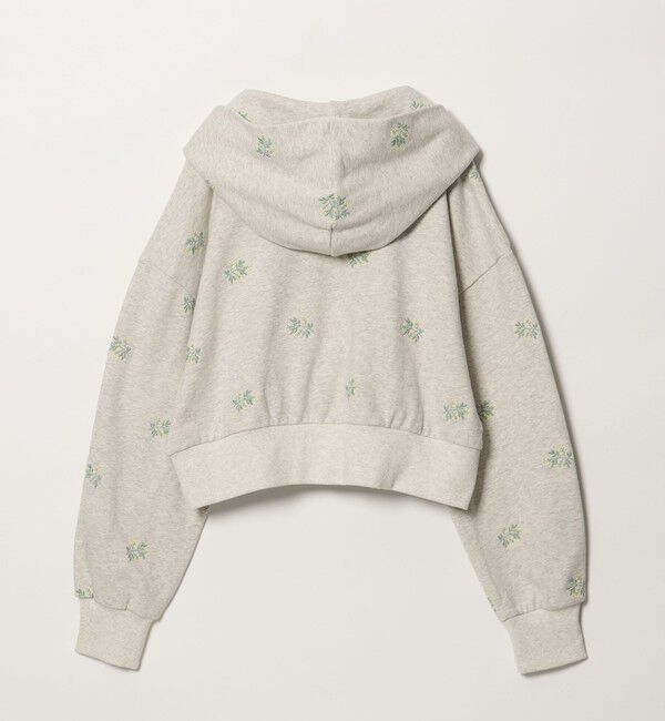 EMMEL REFINES「＜EMMEL REFINES＞EM シシュウ ショート ジップパーカー」|Tシャツ・カットソー|