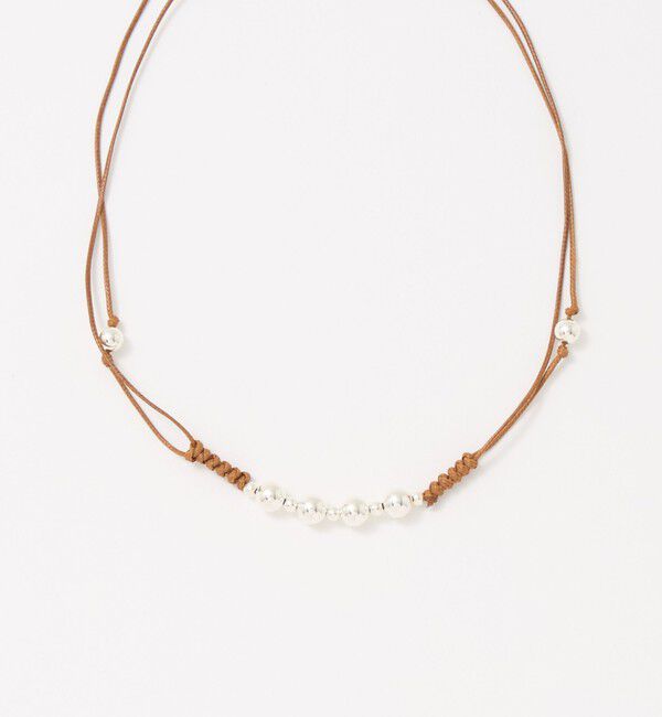 BEAUTY&YOUTH UNITED ARROWS「＜ERICKA NICOLAS BEGAY＞SHINY 4ボール ネックレス」|ネックレス|MD.BROWN