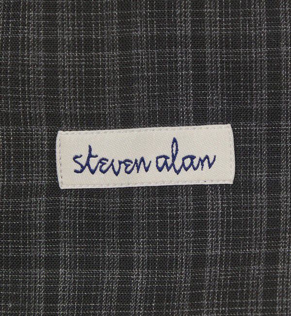 STEVEN ALAN「＜Steven Alan＞ ウール チェック オープンカラー オーバー シャツ」|シャツ・ブラウス|