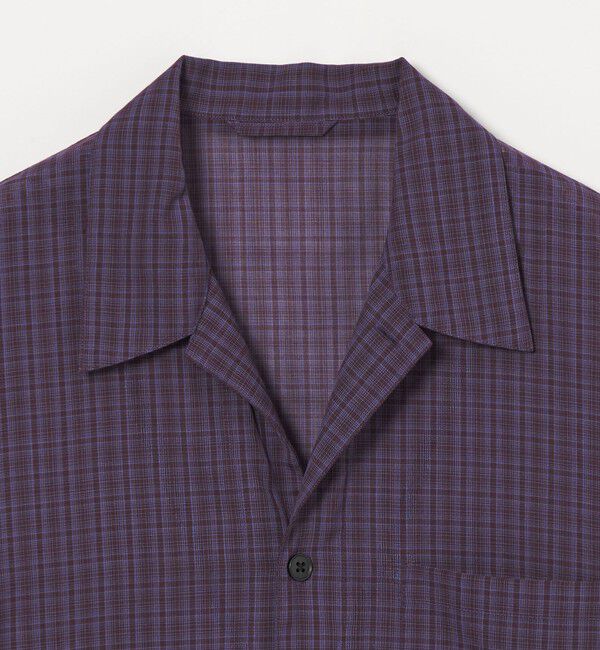STEVEN ALAN「＜Steven Alan＞ ウール チェック オープンカラー オーバー シャツ」|シャツ・ブラウス|