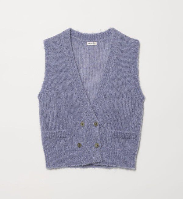 STEVEN ALAN「＜Steven Alan＞ウール モヘヤ ナイロン ダブルボタン ベスト」|ベスト・ジレ|
