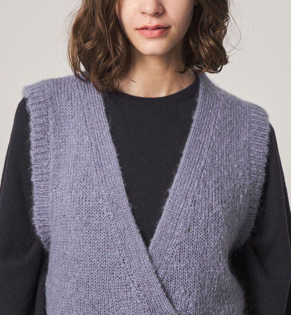 STEVEN ALAN「＜Steven Alan＞ウール モヘヤ ナイロン ダブルボタン ベスト」|ベスト・ジレ|