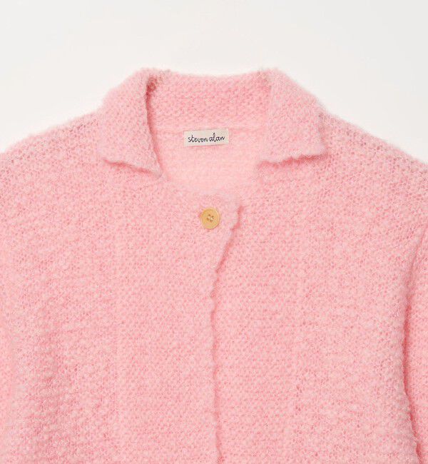 STEVEN ALAN「＜Steven Alan＞ウール モヘヤ ナイロン ボタン カーディガン」|カーディガン|