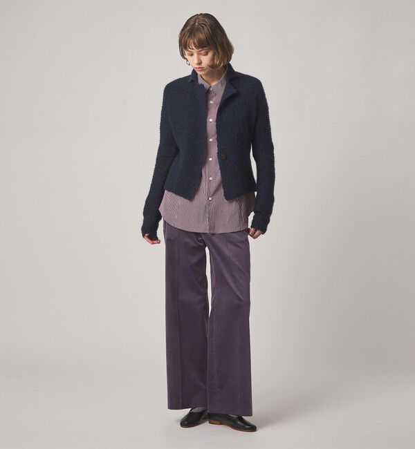 STEVEN ALAN「＜Steven Alan＞ウール モヘヤ ナイロン ボタン カーディガン」|カーディガン|