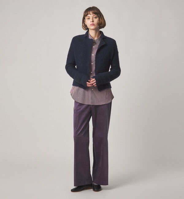 STEVEN ALAN「＜Steven Alan＞ウール モヘヤ ナイロン ボタン カーディガン」|カーディガン|