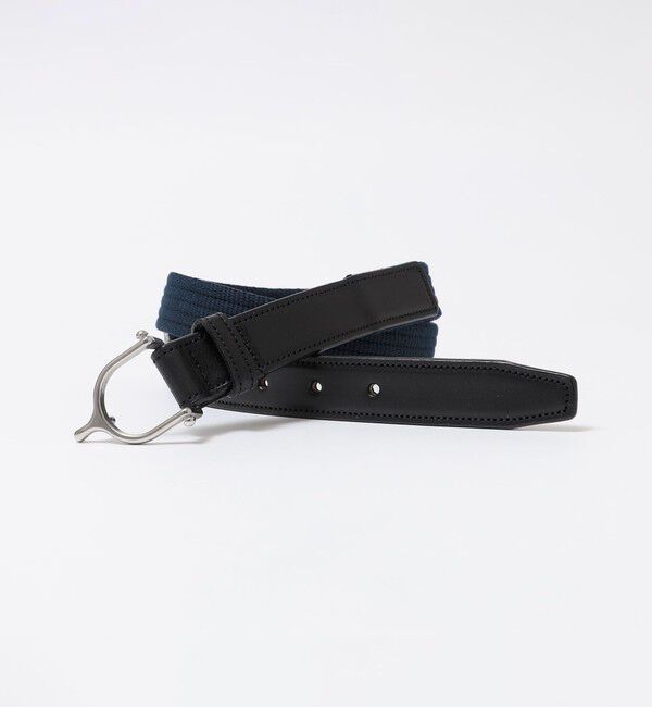 SHIPS「【SHIPS別注】TORY LEATHER: SWITCHING ベルト」|ベルト|ネイビー