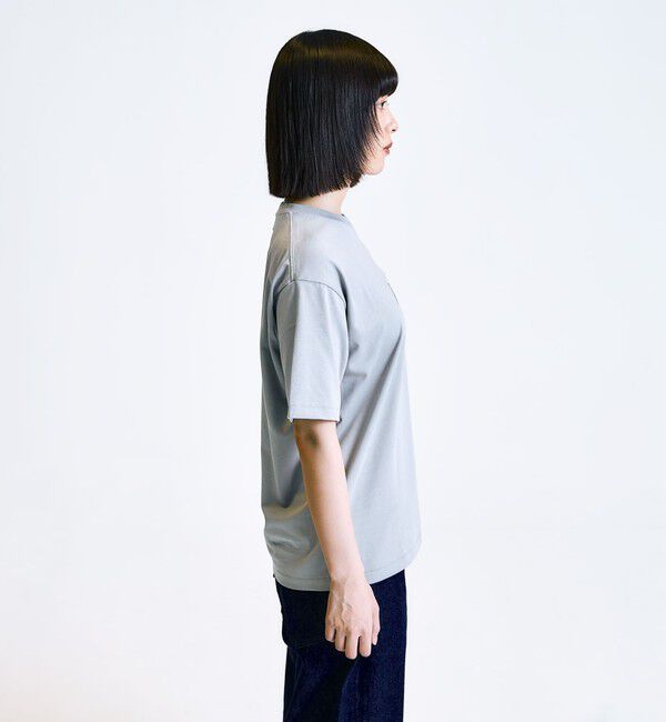SHIPS「City Ambient Products: スクエアロゴ ポケット Tシャツ」|Tシャツ・カットソー|