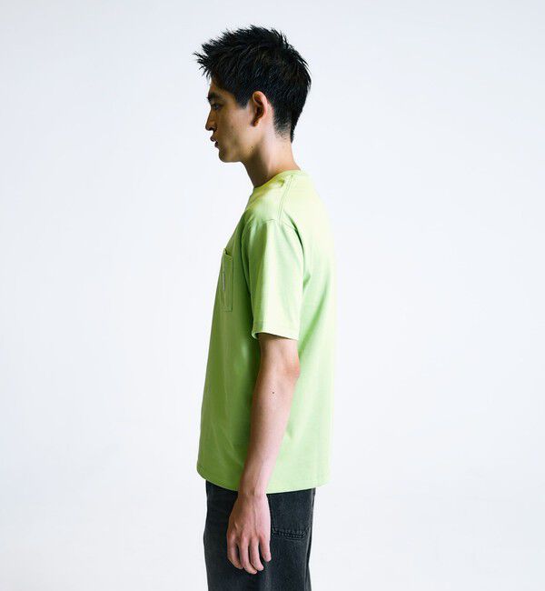 SHIPS「City Ambient Products: スクエアロゴ ポケット Tシャツ」|Tシャツ・カットソー|