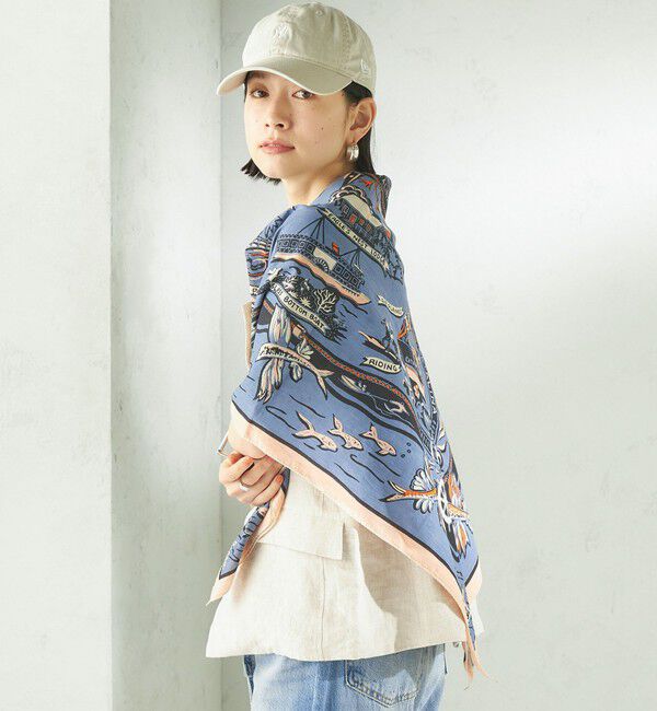 SHIPS for women「BINDU: スカーフ 100&times;100」|バンダナ・スカーフ|